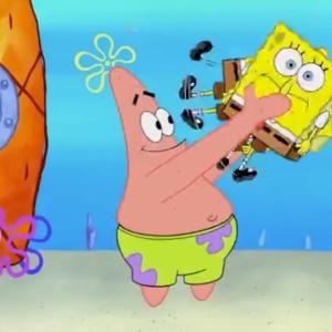 spongebob per il manifesto della generazione blu