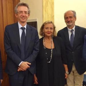 il ministro con la delegazione sarda